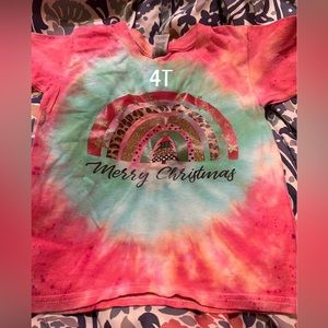 CUSTOM CHRISTMAS TYEDYE TEE